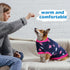 7 Pcs Dog Fleece Sweaters, Soft Fleece Puppy Outfits, Winter Dog Sweatshirt for Chihuahua Yorkshire