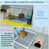Chinchilla FHTONGE Extra Large Rabbit Litter Box Trainer Tray, Bunny Potty Training Litter Box for Cage,Rectangular