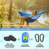 SZHLUX Camping Hammock with 2 Tree Straps, Double & Single Portable Hammocks for Hiking, Backpacking, Hunting, Outdoor,