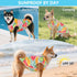 KYEESE 2 Pack Dog Shirts, Quick Dry Lightweight T-Shirts with Reflective Label, Sleeveless Vest for Small Dogs, Lemon