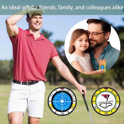 Golf Green Reader Golf Ball Marker - High Precision Slope Measurement for Improving Putting Skills