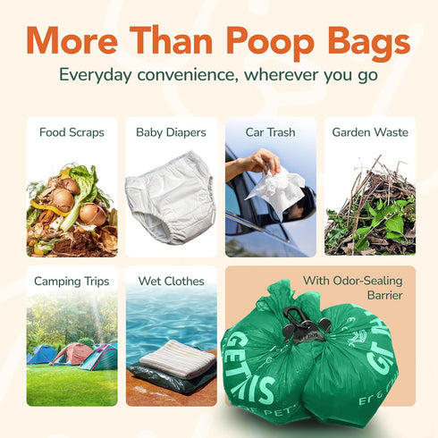 GET THIS 300 20 (15 13x9" Dog Poop Bag - Dog Waste Bags, Lavender Scented, Leakproof & Odor-Trapping, Durable Waste