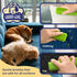 Magic Pet Block Brush - Dog Cat Hair Remover for Sofa, Furniture, Carpet & Clothing (Field Green)