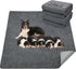 LOOBANI 2 Packs Extra Large Reusable Dog Mat for Floor, Non-Slip Washable
