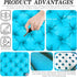 Tifuld Inflatable seat Cushion-Travel Cushion Lnflatable Portable Air Sitting Pad for Stadium Camping OfficeCan also be