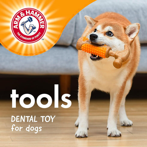 Arm & Hammer Chew Tools Collection: Wood Blend Hammer Chew Toy for Dogs, Durable Alternative to Chewing Sticks