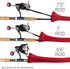 RUNCL Fishing Rod Sleeves & Reel Bags, 2 Pack Spinning/Casting Rod Socks & Reel Covers for Protection