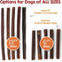 6 Inch 10 Riley's Beef Collagen Sticks for Dogs, Collagen Chews for Dogs, Bully Stick & Rawhide Alternative, Long