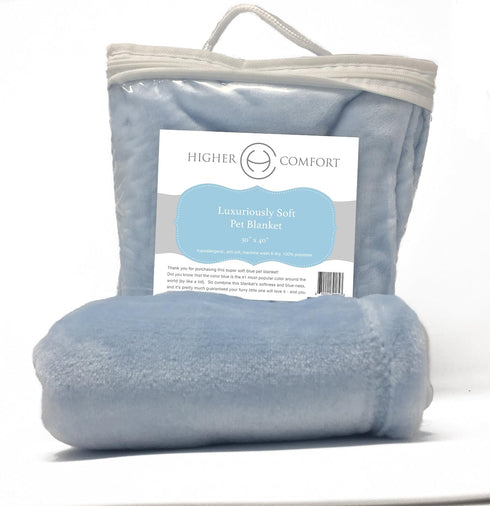 Super Soft Premium Pet Blankets | Best Friend Blue Pet Blanket, 30" x 40", Designed for Puppies & Kittens