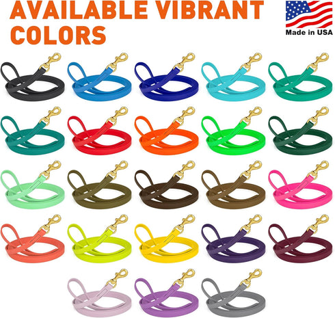 Viper K9 Biothane Working Dog Leash, Waterproof Lead for Tracking Training, 3/4" x 10ft Olive Drab Green