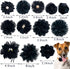 PET SHOW 12pcs Dog Collar Bows and Flowers Attachment for Girls Puppies Cats Female Small Medium Dogs Collars Embellishment Decor for Wedding Birthday Parties Grooming Pet Collar Accessories