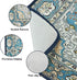 Qeils Washable Pee Pads for Dogs, Reusable 72"x72" Super Absorbent Extra Large Training Pads