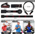 Resistance Band Set, Exercise Bands with Handles, Door Anchor, Ankle Strap, Home Gym, Full-Body Workouts