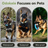 2026 Upgrade Waterproof AirTag Dog Collar, Military Tactical Dog Collar with AirTag Holder, Comfortable Control Handle