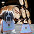 Unique Personalized Saint Bernard Bib with own Name and Brandy Barrel Embroidered Full Colour - Choose bib & Embroidery