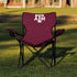 NCAA Portable Folding Quad Chair with Cup Holder - Tailgate Essential