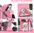 Magshion 3-Wheel 33lbs), Pet Stroller, Foldable Travel Jogger for Small & Medium Dogs & Cats (Up to Lightweight Carrier