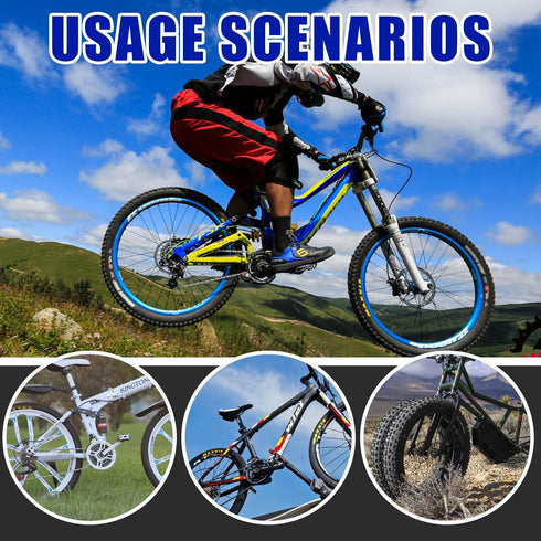 Glarks 6Pcs Bike Repair Tool Kit, Bicycle Crank Extractor, Bottom Bracket Removal Tool & Chain Breaker