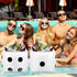 18 Inch Pickmesh Inflatable Dice Cooler Casino Party Decor Giant Inflatable Dice Field Cooler Ice Serving Buffet Salad