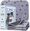 Fostanfly Reusable Puppy Pads, 2 Pack 18"x 24" Washable Pee Pads for