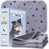 Fostanfly Reusable Puppy Pads, 2 Pack 18"x 24" Washable Pee Pads for