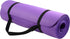 Signature Fitness Extra Thick High Density Anti-Tear Yoga Mat with Carrying Strap, Multiple Colors