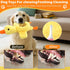 ZYBDP Yellow Duck Plush Dog Toys with Squeaks, Food Hiding Function & Interactive Play - Durable & Fun for Large