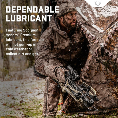 TenPoint Premium Lubricant with Foam Applicator - for Cocking Device Cords, Strings, Cables, Barrels & The Trigger