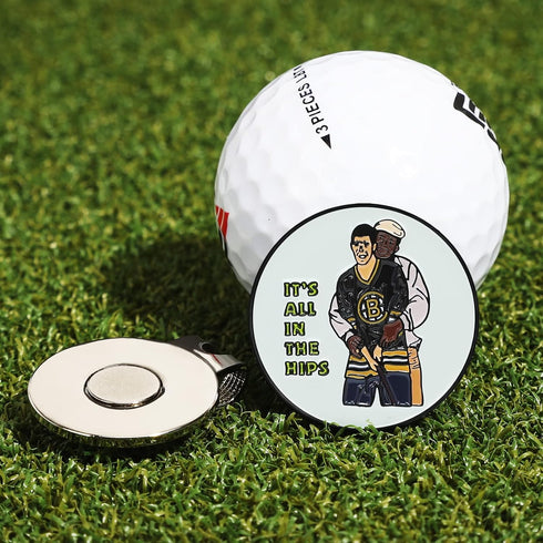 JIAOWEI Enamel Golf Ball Marker with Magnetic Hat Clip, Funny Golf Accessories for Golf Lovers