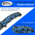 SZCO Supplies 8.5” Haunted Skull EDC Folding Knife with Pocket Clip, Blue