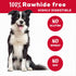 Country 21 Count Kitchen Rawhide Free Beef Rings Dog Chews, Made with Real Beef, Highly Digestible, Gluten Free