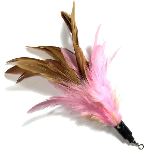 Pet Fit For Life 7 Piece Replacement Feathers and Soft Furry for Interactive Cat and Kitten Toy Wands