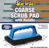 STAR BRITE Scrub Pad with Handle (Coarse) Black (040131)