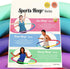 Weighted Hula Hoop, ACU Hoop 3L - 3.3 lb Large Weight Loss Fitness Workout Sports Hoop with Ridges, Rainbow Colors