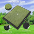 Golf Mat Artificial Turf - Indoor & Outdoor Practice Hitting/Chipping Mat with 3 Replaceable Golf Mats