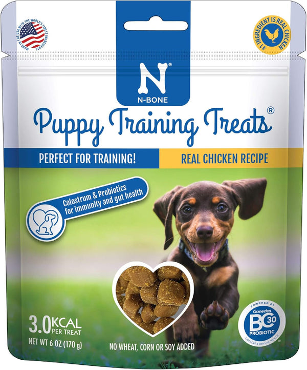 N-Bone Puppy Training Treats, 6oz, Real Chicken Recipe for Small Dogs