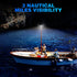 3NM 360 Sailboat, Mast Head Anchor Light, Visibility Boat All Round Light, White LED Boat Navigation Lights for Marine