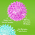 Gnawsome 2.5 100% Dog Toys - Spiky Squeaker Ball - Small - Dental & Gum Wellness - Stimulating Fun - Hidden Squeaker