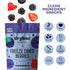 100% 0.56 oz 4 pack Drybox Freeze Dried Mixed Berries | Natural Fruit | Freeze Dried Berry Source | No Sugar