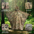 WINWAY Military Style Poncho - Multi Use Rip-Stop Camouflage Raincoat
