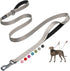 Fida 6 FT Heavy Duty Dog Leash, Grey with 2 Padded Handles, Traffic Handle & Easy Snap Hook for All Breeds
