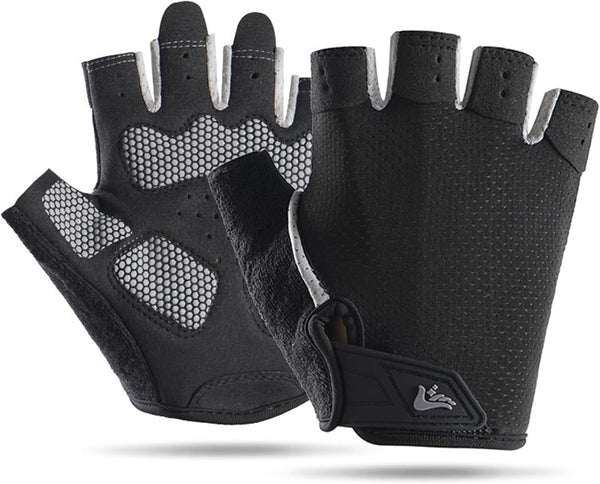 Mawjom Women Half Finger Exercise Gloves Cycling Gloves for Outdoor Sports