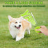 2.5" Squeaky Dog Balls for Small Medium Dogs, 6 Pack Chew Toys with Spike for Teeth Cleaning (green)