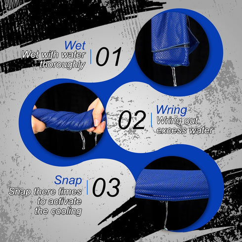 6 Bencailor Pcs Cooling Hoodie Towel for Face Sport Hood Towel Cooling Towels Neck Cooler Cooling Neck Wraps Soft