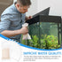 Geiserailie 15 Pieces Aquarium Filter Media Bags 150 µm Fine Mesh Reusable Bags with Zipper for Activated Carbon