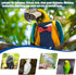 CAIRIAC 1PCS) Adjustable Parrot Diaper, Parrot Clothes for Birds, Parrot Diaper Bird Flight Suit, Bird Diaper Harness