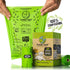 PLANET POOP Home Compostable Dog Poop Bags, 60 Premium Un-Scented Pet Waste Bags on Refill Rolls, Thick Leakproof