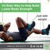 Gaiam Ankle Weights, Strength Training Weight Sets for Women & Men, Adjustable Straps for Walking, Running, Pilates