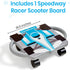 hand2mind Blue Speedway Racer Scooter Board, Floor Scooter Board, Gross Motor Toys, Kids Exercise & Physical Education