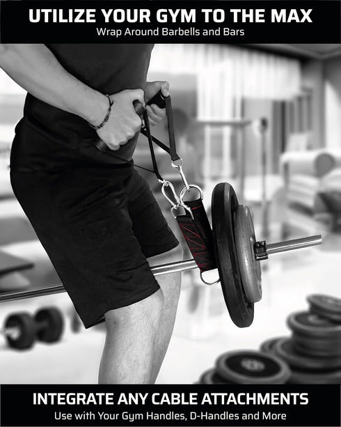 Gym Multifunctional Extension Straps (Pair) for Cable Attachments, Heavy Duty, 5 Lengths Options
